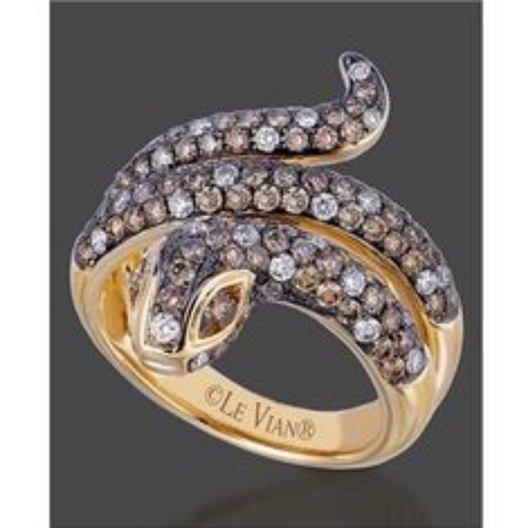 NWT LeVian Red Carpet Limited Edition Serpent Ring - Picture 4 of 4